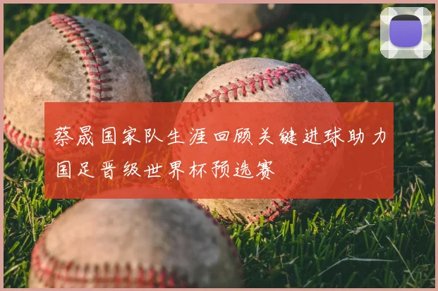 蔡晟国家队生涯回顾关键进球助力国足晋级世界杯预选赛